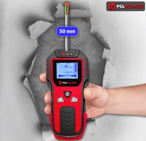 WYKRYWACZ DREWNA METALU PRZEWODÓW KABLI RUR W ŚCIANIE DETEKTOR MAPOWER 6