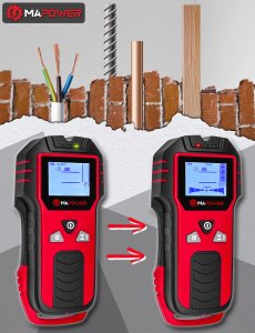 WYKRYWACZ DREWNA METALU PRZEWODÓW KABLI RUR W ŚCIANIE DETEKTOR MAPOWER 8
