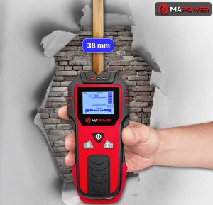 WYKRYWACZ DREWNA METALU PRZEWODÓW KABLI RUR W ŚCIANIE DETEKTOR MAPOWER 9