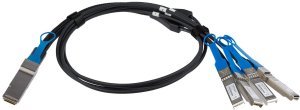 StarTech StarTech QSFP4SFPPC1M kabel InfiniBand / światłowodowy 1 m QSFP+ 4x SFP+ Czarny 2