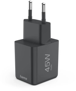 Hama 00201987 ładowarka do urządzeń przenośnych Laptop, Smartfon, Tablet Czarny Prąd przemienny Szybkie ładowanie Wewnętrzna 5