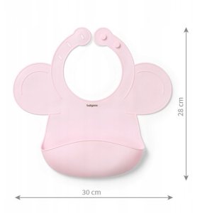 BabyOno BABY ONO 1639/02 SILIKONOWY ŚLINIAK Z     REGULOWANYM ZAPIĘCIEM 7