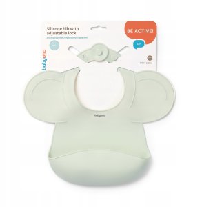 BABY ONO 1639/03 SILIKONOWY ŚLINIAK Z     REGULOWANYM ZAPIĘCIEM 2