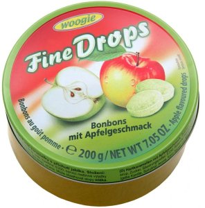 Woogie Landrynki w Puszce Jabłkowe 200 g 1