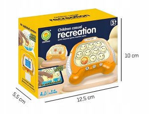 Vileda Gra Pop It elektorniczna żółta 3 lata+ 2