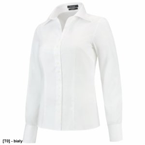 Fitted Blouse - ADLER - Fitted Blouse - Koszula damska, 130 g/m2, 60 % bawełna, 40 % poliester - blue 36 1