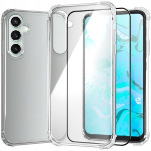ETUI PANCERNE DO SAMSUNG GALAXY S23 FE | CASE SILIKON GUMOWE SLIM   SZKŁO 1