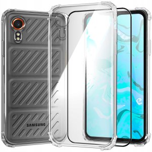 ETUI PANCERNE DO SAMSUNG GALAXY XCOVER 7 | CASE SILIKON GUMOWE SLIM   SZKŁO 1