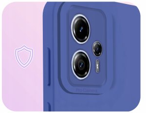 Etui do Motorola Moto G13 / G23 (Osłona Kamery, Granatowe, Plecki)   Szkło 3