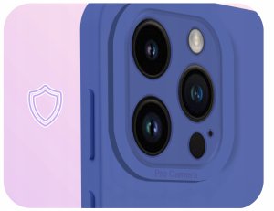 Etui do iPhone 16 Pro Max (Do Magsafe, Osłona Kamery, Granatowe)   Szkło 3