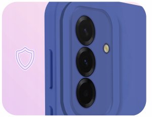 Hello Case Etui do Samsung Galaxy A36 5G (Osłona Kamery, Granatowe, Ochronne)   Szkło 3