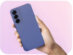 Etui do Samsung Galaxy S25 Plus (Osłona Kamery, Granatowe, Plecki)   Szkło 5