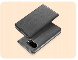 Hello Case ETUI Z KLAPKĄ DO GOOGLE PIXEL 9A CZARNE ZAMYKANE MAGNETYCZNE KABURA OBUDOWA 2