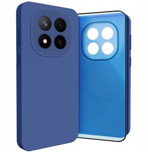 Etui do Xiaomi Redmi Note 14 Pro Plus 5G (Osłona Kamery, Granatowe)   Szkło 1