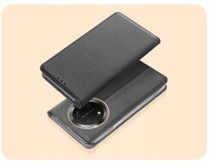 Hello Case ETUI Z KLAPKĄ DO HONOR MAGIC7 LITE CZARNE ZAMYKANE MAGNETYCZNE KABURA CASE 2