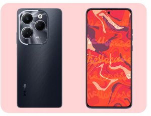Hello Case ETUI Z KLAPKĄ DO INFINIX HOT 40 PRO CZERWONE ZAMYKANE MAGNETYCZNE KABURA 7