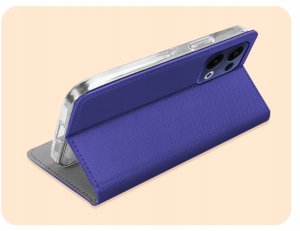 Hello Case ETUI Z KLAPKĄ DO OPPO RENO13 5G GRANATOWE MAGNETYCZNE ZAMYKANE KABURA CASE 5