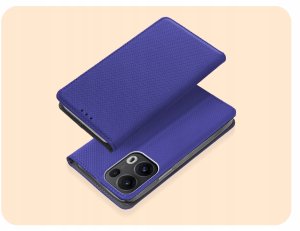 ETUI Z KLAPKĄ DO OPPO RENO13 PRO 5G GRANATOWE ZAMYKANE MAGNETYCZNE KABURA 2
