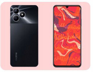 ETUI Z KLAPKĄ DO REALME NOTE 50 / C51 / C53 4G CZERWONE MAGNETYCZNE KABURA 7