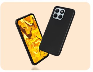 Etui do Honor X8b (Czarne, Matowe, Obudowa, Slim, Silikon, Case, Plecki) 2