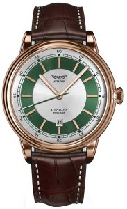 Zegarek męski Aviator V.3.32.2.271.4.BRDC-3 brązowy 1