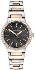 Zegarek damski Sekonda 40493 CYRKONIE srebrny 1