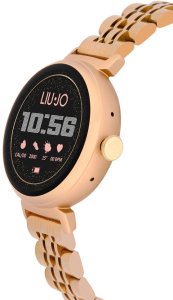Smartwatch  damski LIU JO SWLJ158 różowe złoto bransoleta 3
