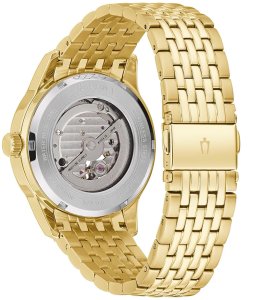 Zegarek Bulova Zegarek męski Bulova 97A168 złoty 4
