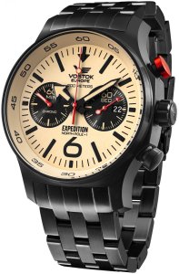 Zegarek męski Vostok Europe 6S21-595C644B czarny 1