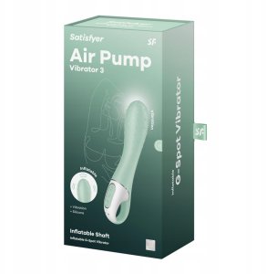 SATISFYER_Air Pump Vibrator 3 pompowany wibrator do punktu G Mint 1