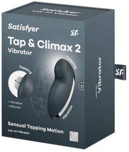 SATISFYER_Tap &amp; Climax 2 ciśnieniowy stymulator łechtaczki Grey 3