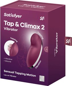 SATISFYER_Tap &amp; Climax 2 ciśnieniowy stymulator łechtaczki Red 4