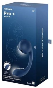 SATISFYER_Pro+ Wave 4 Connect App stymulator punktu G i łechtaczki Dark Blue 7