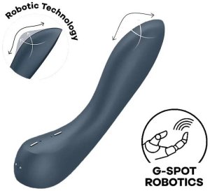 SATISFYER_G-Spot Wave 4 wibrator punktu G z ruchomą wypustką Grey 2