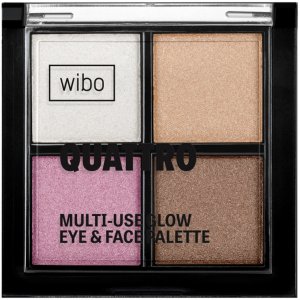 WIBO_Quattro Multi-Use Glow Eyeshadow Palette paleta cieni 6g 1