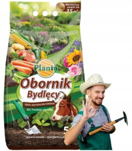 Obornik bydlęcy granulowany 5L Naturalny nawóz do roślin ogrodowych 1