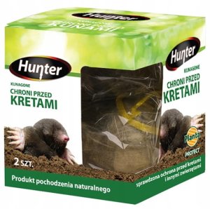 Hunter Odstraszacz na krety 2 sztuki Naturalna ochrona przed kretami 1