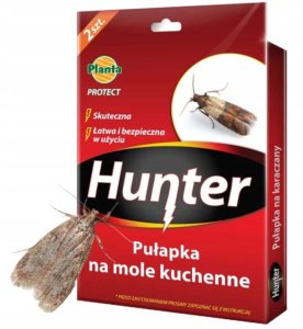 Hunter Zestaw 2 sztuk pułapki na mole spożywcze Bezpieczne bezwonna 1