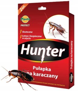 Hunter Zestaw 2 sztuk pułapki na karaczany Skuteczne tabletki wabiące karaluchy 1