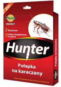 Planta Hunter Zestaw 2 sztuk pułapki na karaczany Skuteczne tabletki wabiące karaluchy 2