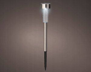 Lampka solarna ogrodowa 28cm LED zimne białe światło 2