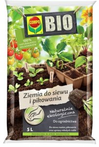 Compo BIO Ziemia do siewu i pikowania 5l ekologiczna 1