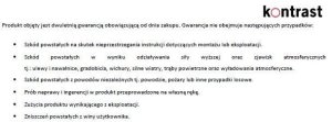 kontrast Zestaw regał magazynowy metalowy 150x75x30 5 półek x 175kg 7