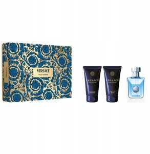 SET VERSACE Pour Homme EDT spray 50ml + ASB 50ml + SHAMPOO 50ml 1