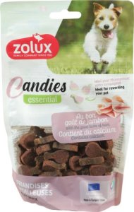 ZOLUX Miękkie przysmaki treningowe dla psa CANDIES mini udka z szynką 150g 1