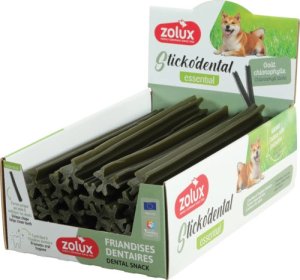 ZOLUX Przysmak dentystyczny dla psa STICKODENTAL L chlorofil 21cm 20szt 1