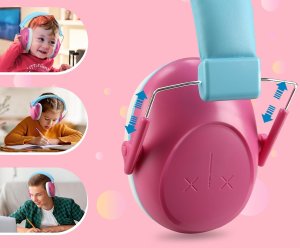 FONOTE EARMUFFS PINK Nauszniki ochronne dla dzieci różowe 3