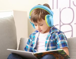 FONOTE EARMUFFS BLUE Nauszniki ochronne dla dzieci niebieskie 4