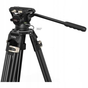 Statyw SmallRig „SmallRig 3751“ didelio našumo vaizdo trikojis su skysta galvute AD-01 4
