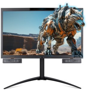 Acer DS2 (PSV27-2) 27 colių UHD erdvinis laboratorijos 3D žaidimų monitorius 68,6 cm (27 col.), 3D AHVA skydelis, 160 Hz, HDMI (2.1), 1x DP, 2x USB 3.0 (A tipas) 1